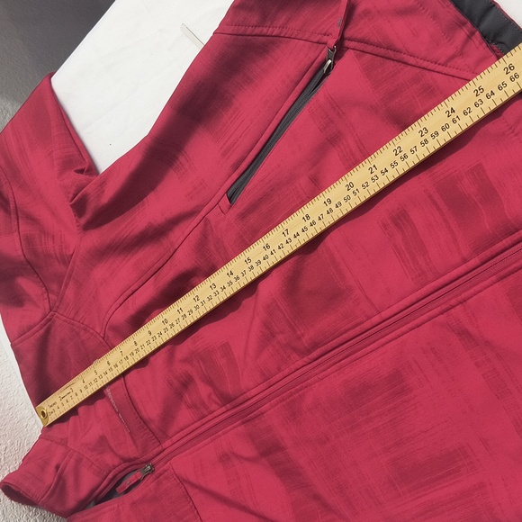 Free Country Red Sporty Warm Winter Lined Zipper Jacket - Picture 7 of 10